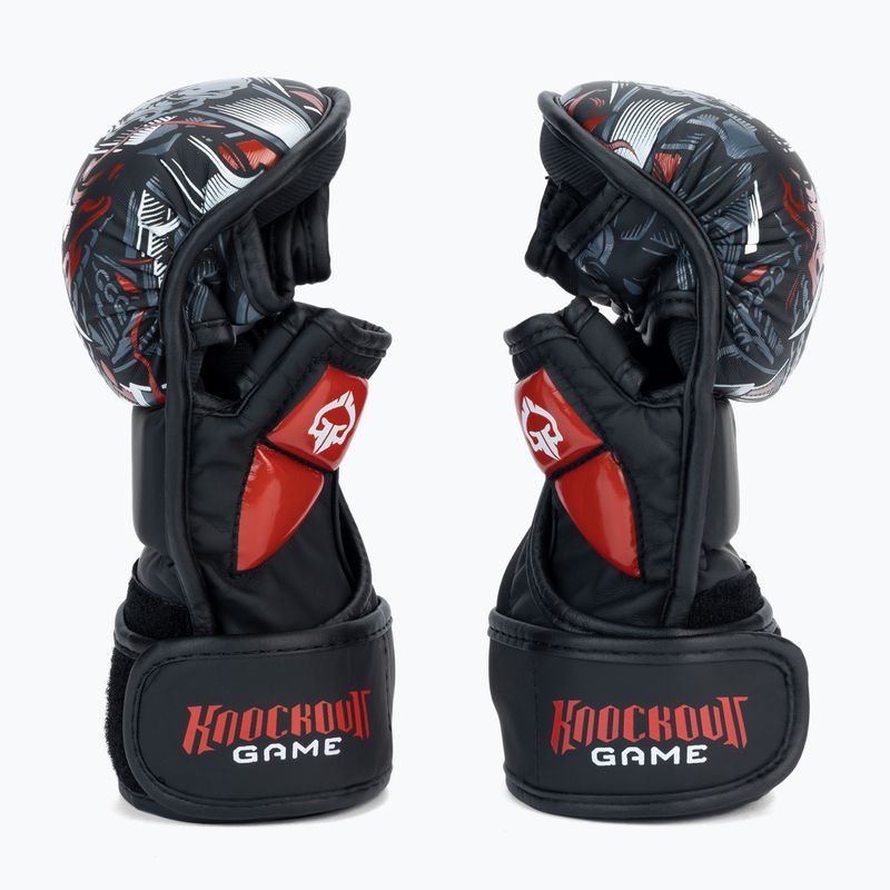 GroundGame MMA sparring kesztyű Samurai  fekete 21MMASPARGLOSA 4
