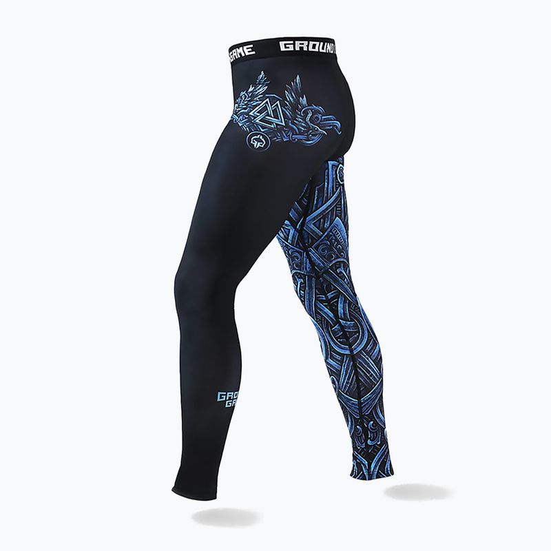Férfi Ground Game Viking többszínű edzés leggings 6