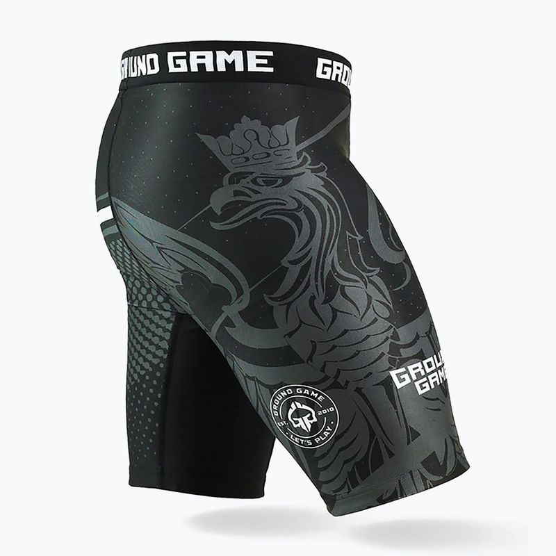 Ground Game Vale Tudo Poland férfi edzőnadrág fekete/fehér/vörös 4