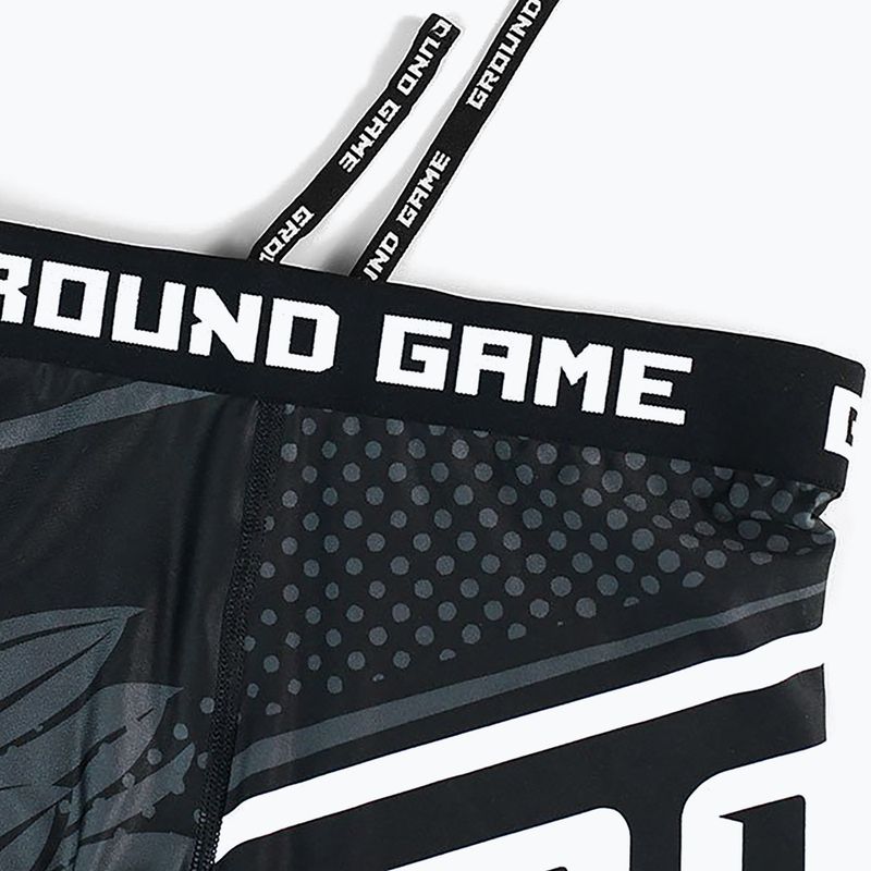 Ground Game Vale Tudo Poland férfi edzőnadrág fekete/fehér/vörös 5