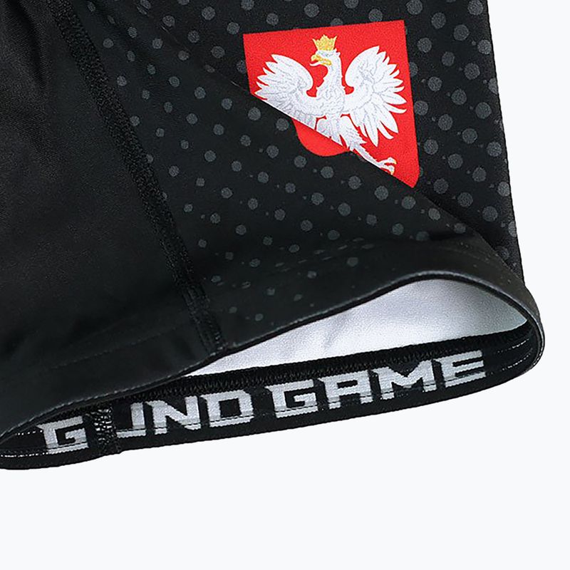 Ground Game Vale Tudo Poland férfi edzőnadrág fekete/fehér/vörös 6