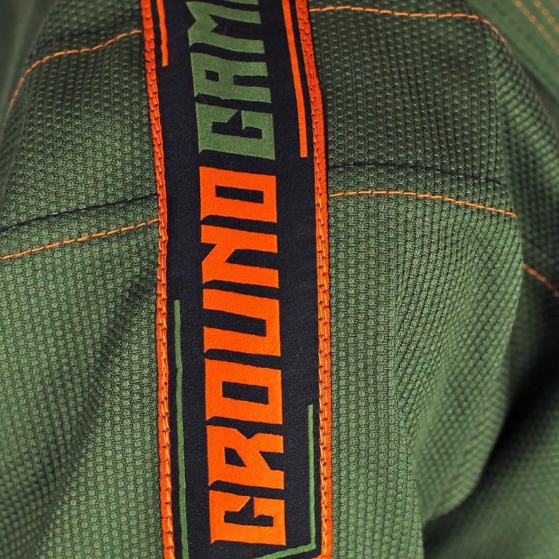 GI a brazil Jiu-Jitsu gyerekeknek GroundGame Junior 3.0 zöld GIJUN3PIN02 8