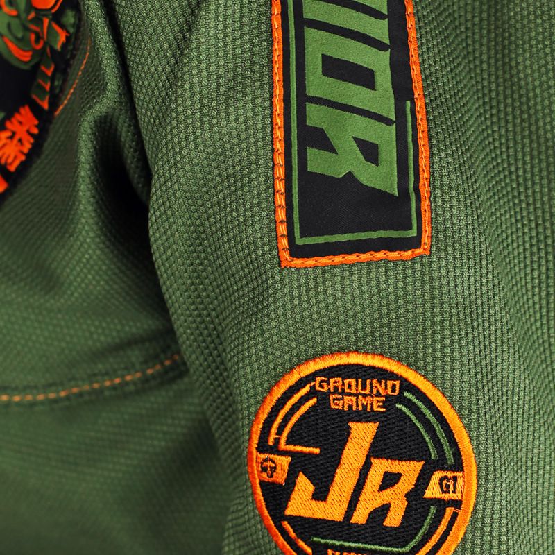 GI a brazil Jiu-Jitsu gyerekeknek GroundGame Junior 3.0 zöld GIJUN3PIN02 9