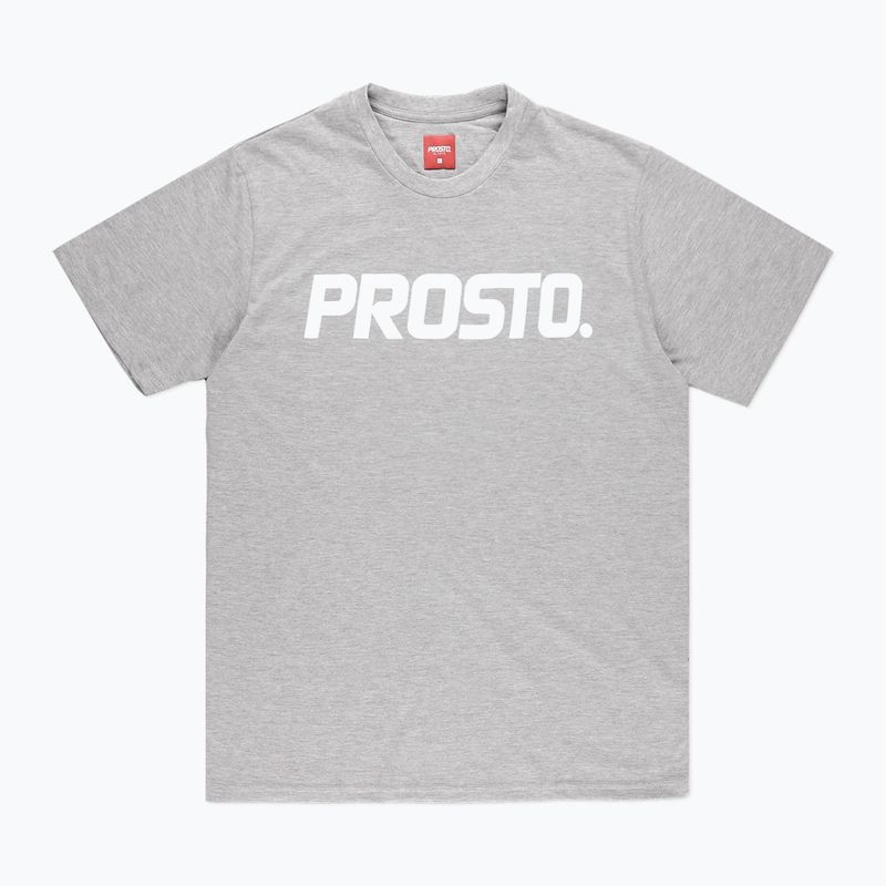 PROSTO Classic XXII szürke férfi póló KL222MTEE1072