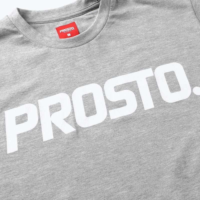 PROSTO Classic XXII szürke férfi póló KL222MTEE1072 3