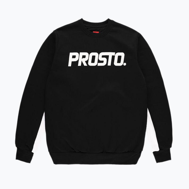 PROSTO Classic XXII férfi pulóver fekete KL222MSWE1031