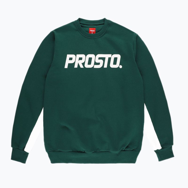 PROSTO Classic XXII férfi pulóver zöld KL222MSWE1034