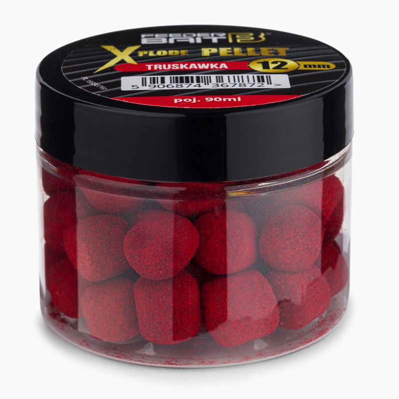 Feeder Bait Xplode horog pellet Strawberry 12 mm 90 ml FB23-6