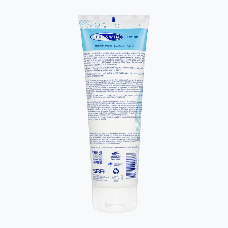 Testápoló kozmetikumok készlete TRISWIM chlorine removing gel 250 ml apricot/mango + balm 251 ml grapefruit 6