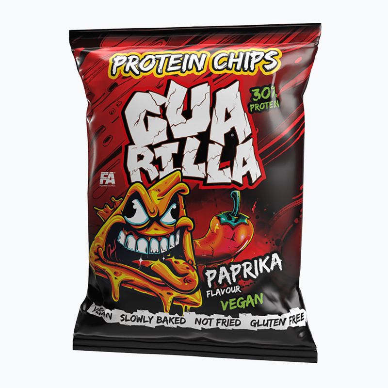 Fehérje chips Fitness Authority Guarilla Protein 60 g paprika