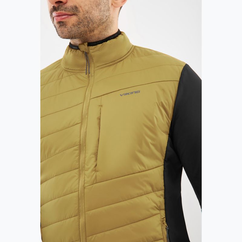 Férfi hibrid dzseki Viking Zemu black/brown 4