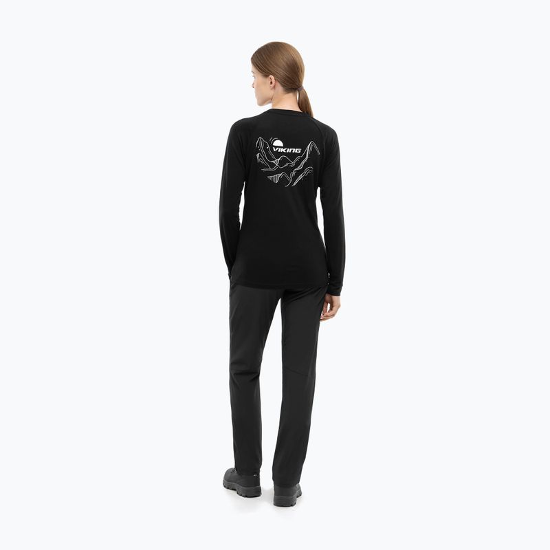 Női termoaktív felső Viking Andali black 3