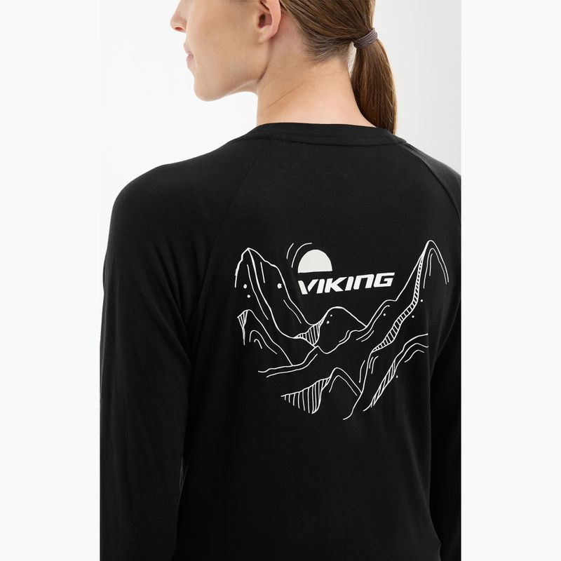 Női termoaktív felső Viking Andali black 5