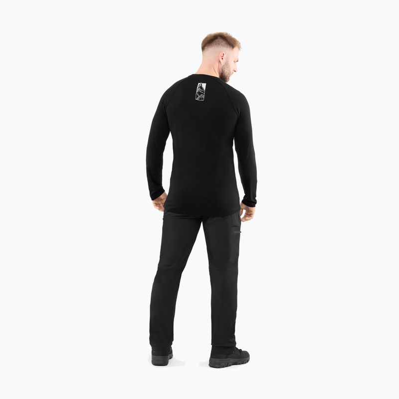 Férfi thermo hosszú ujjú póló Viking Andali black 3
