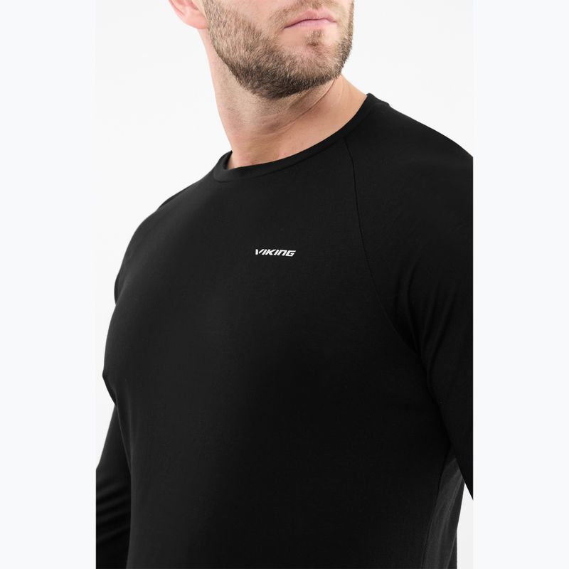 Férfi termoaktív pulóver Viking Andali fekete 4