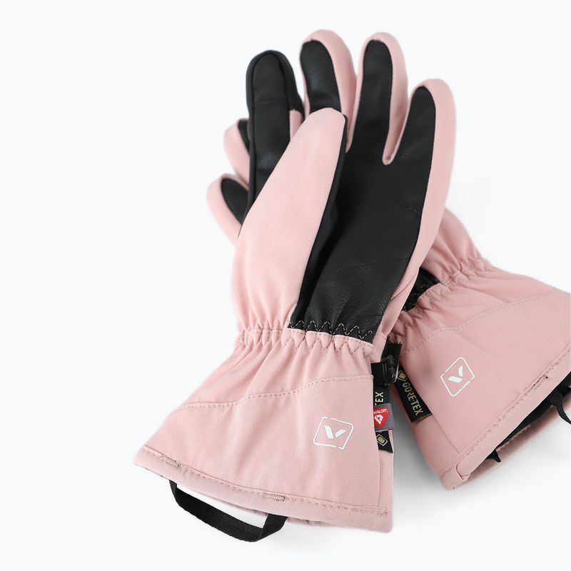 Női síkesztyűk Viking Sherpa 2.0 Gore-Tex Ski pink/white 3