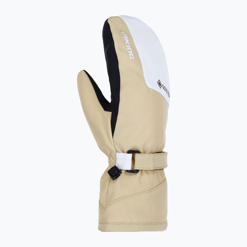 Női síkesztyű Viking Sherpa 2.0 Gore-Tex Mitten Ski beige/white 2