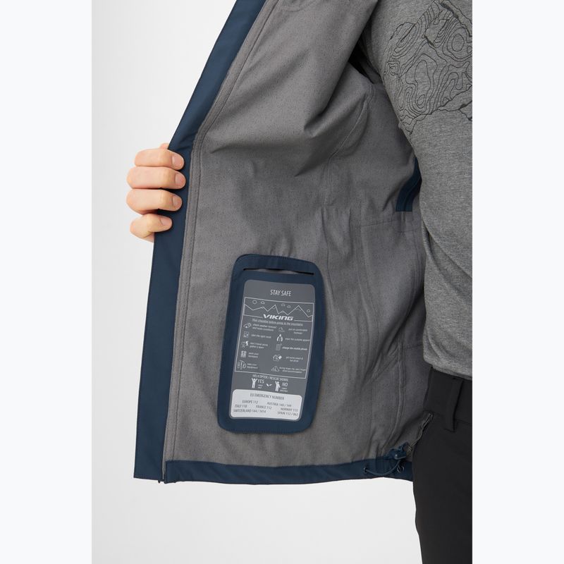 Férfi esőkabát Viking Trek Pro 2.5 navy 7
