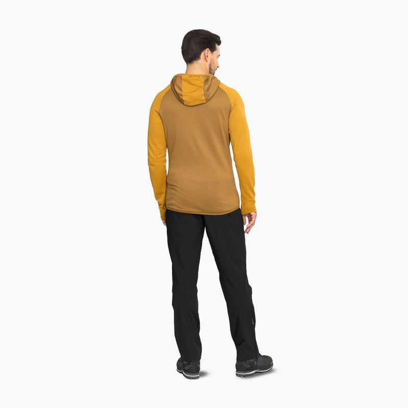 Férfi trekking pulóver Viking Birger Hoodie light brown/yellow 3