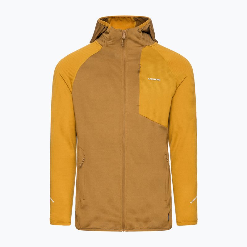 Férfi trekking pulóver Viking Birger Hoodie light brown/yellow 8