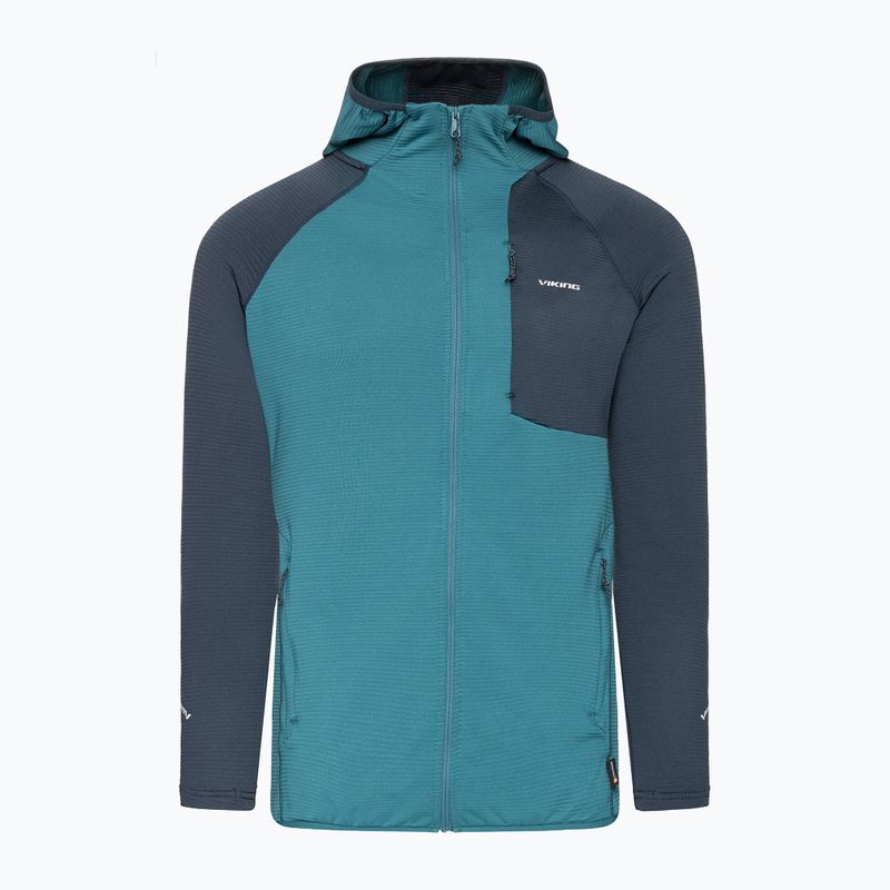 Férfi trekking pulóver Viking Birger Hoodie blue/navy 8