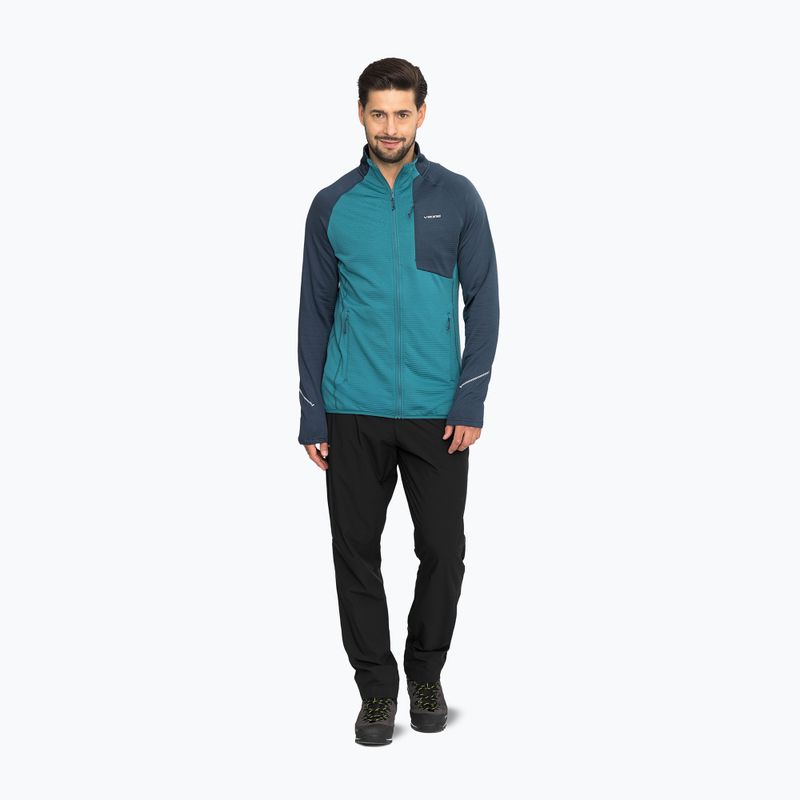 Férfi trekking pulóver Viking Birger blue/navy 2