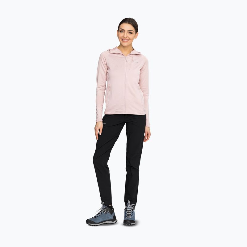 Női túra pulóver Viking Birger Hoodie pink 2