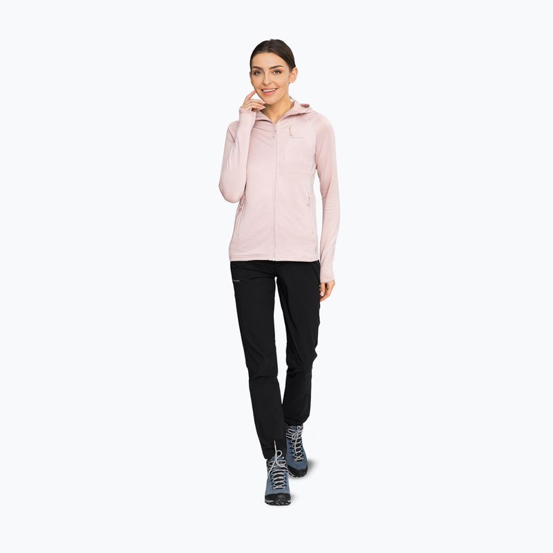 Női túra pulóver Viking Birger Hoodie pink 4
