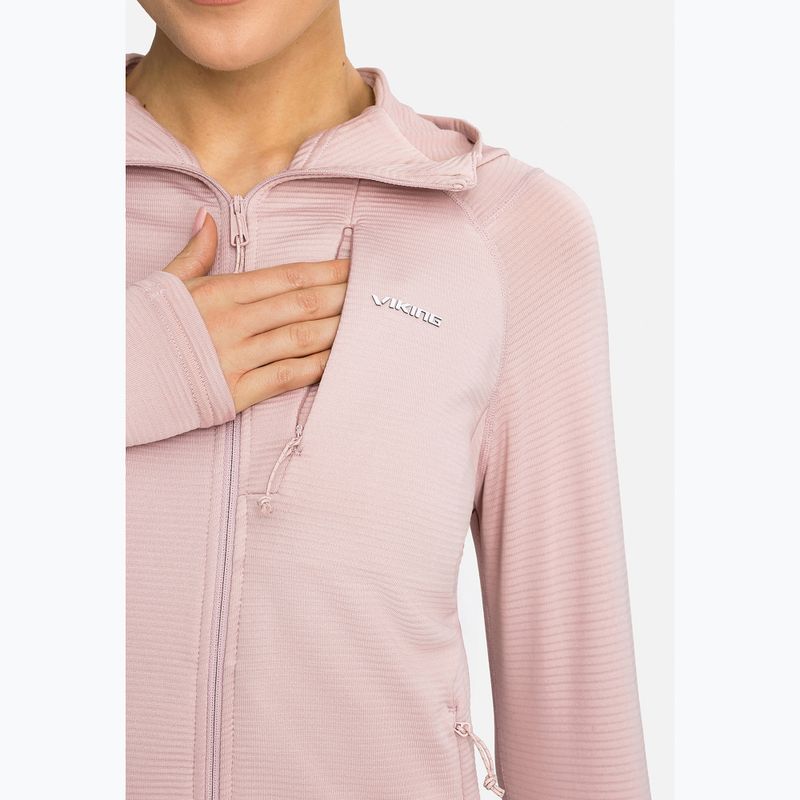 Női túra pulóver Viking Birger Hoodie pink 6
