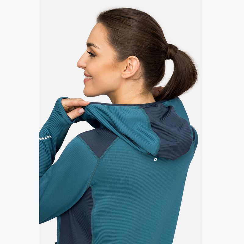 Női túra pulóver Viking Birger Hoodie blue/navy 5