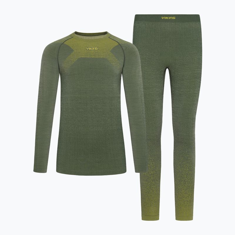 Férfi thermo fehérnemű szett Viking Altis Base Layer dark green 7