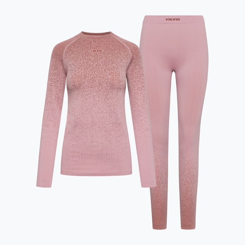 Női thermo fehérnemű szett Viking Altis Base Layer pink 8