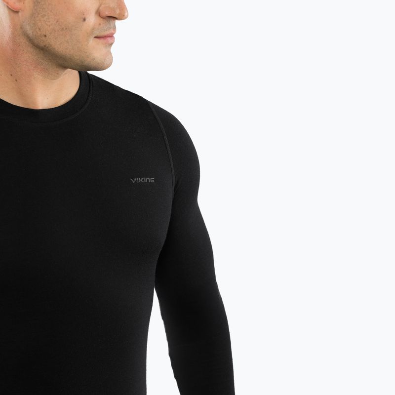 Férfi thermo fehérnemű szett Viking Meriboo Base Layer black 5