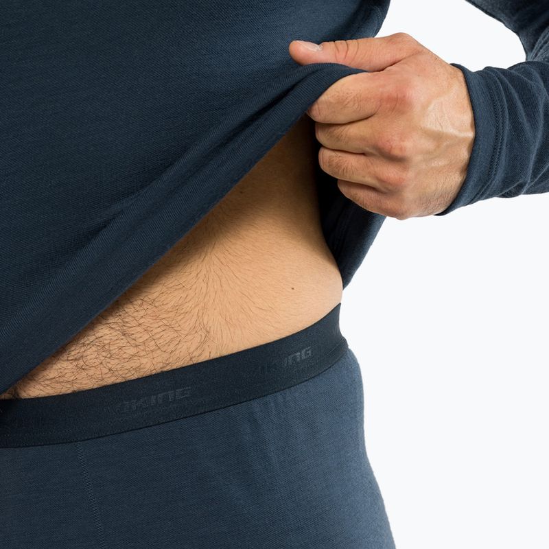 Férfi thermo fehérnemű szett Viking Meriboo Base Layer navy 6