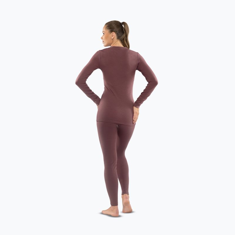 Női thermo fehérnemű szett Viking Meriboo Base Layer pink 2