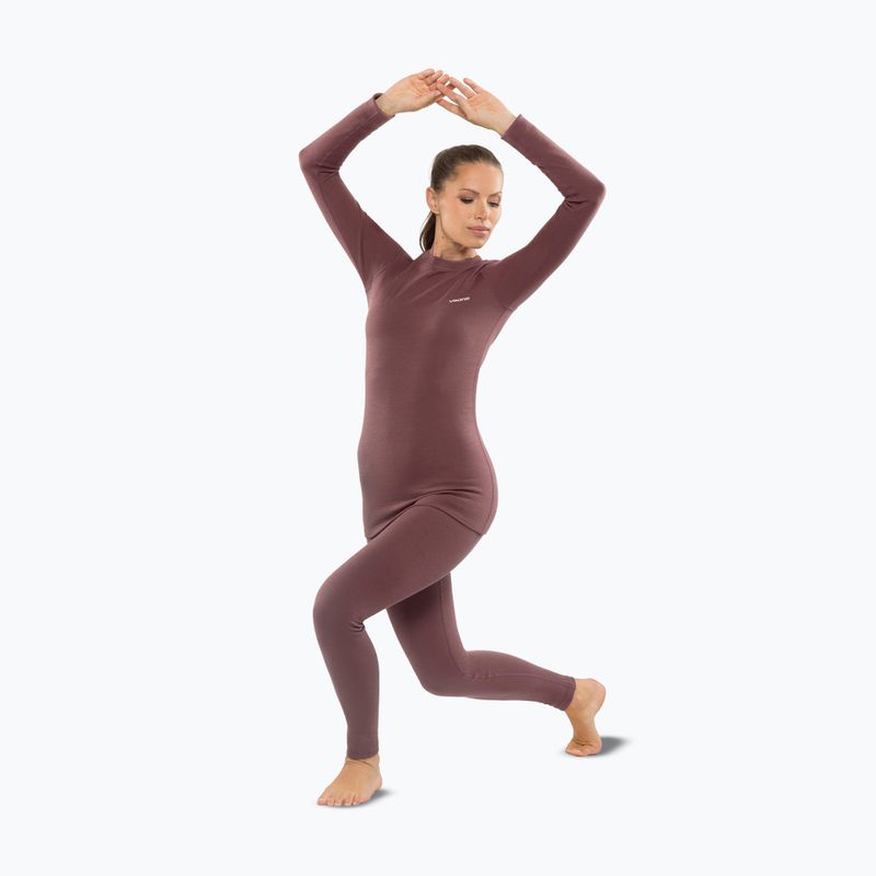 Női thermo fehérnemű szett Viking Meriboo Base Layer pink 3