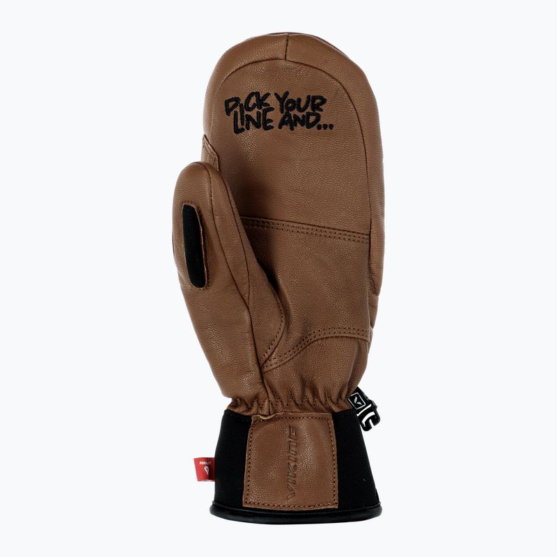 Síkesztyűk Viking Send It brown/white 3