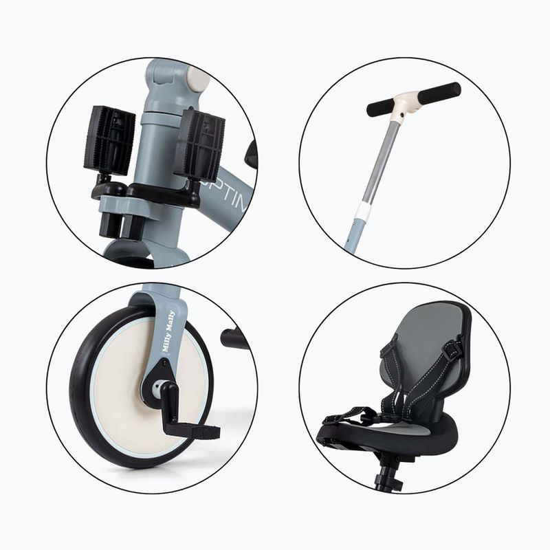 Futóbicikli Milly Mally 5w1 Optimus Max denim 12