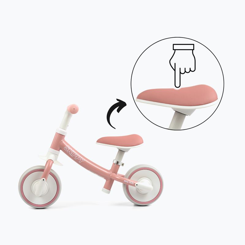 Futóbicikli Milly Mally Skippy pink 5