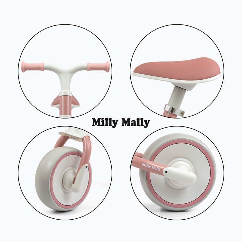Futóbicikli Milly Mally Skippy pink 7