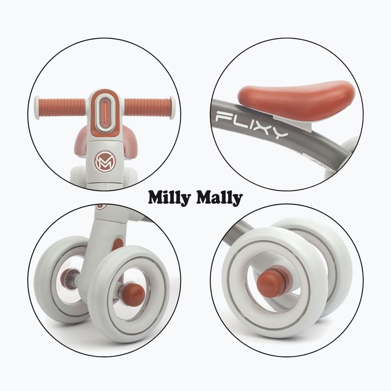 Futóbicikli Milly Mally Flixy cream 9