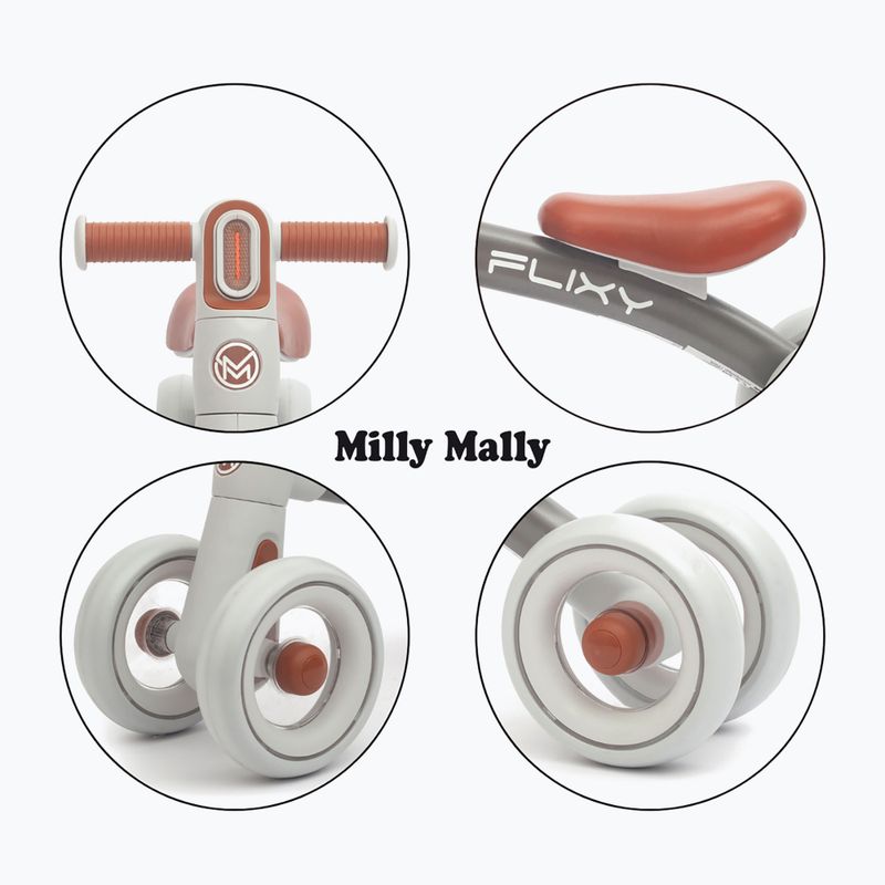 Futóbicikli Milly Mally Flixy grey 9