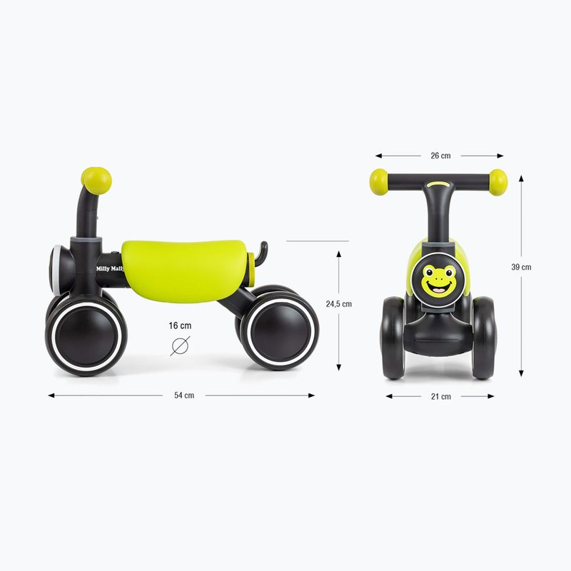 Futóbicikli Milly Mally York green 2