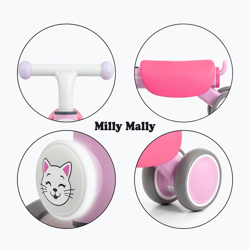Futóbicikli Milly Mally York pink 11