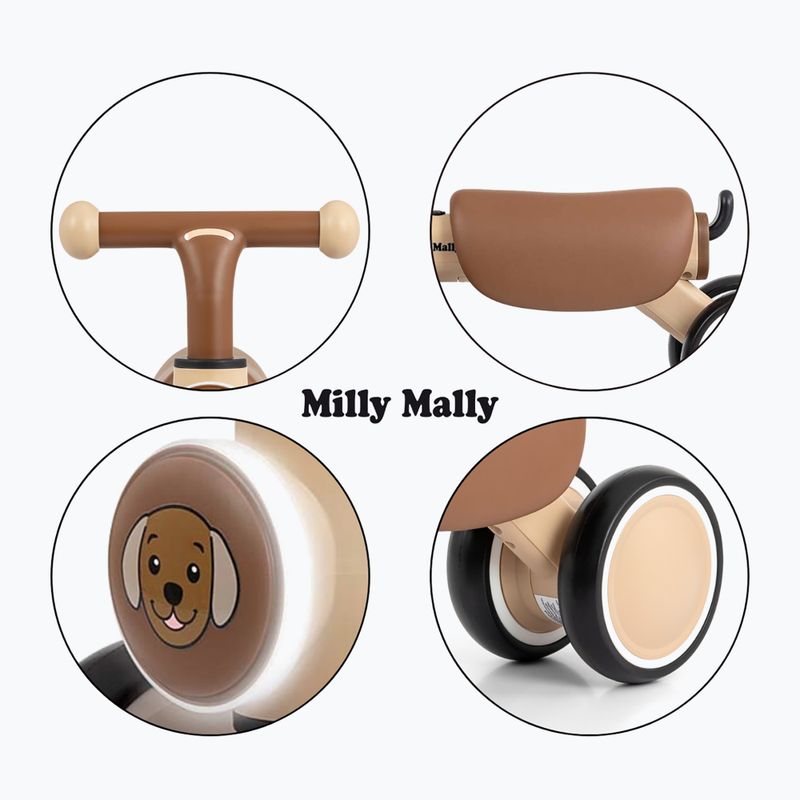 Futóbicikli Milly Mally York beige 11