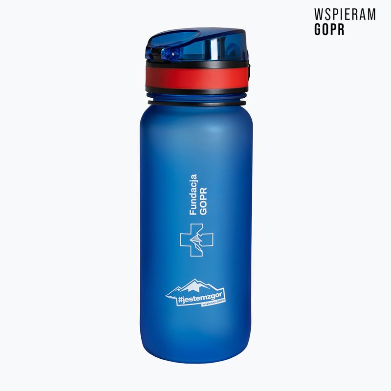 Alpinus Trysil GOPR Edition 650 ml kék/piros túravezető palack 2