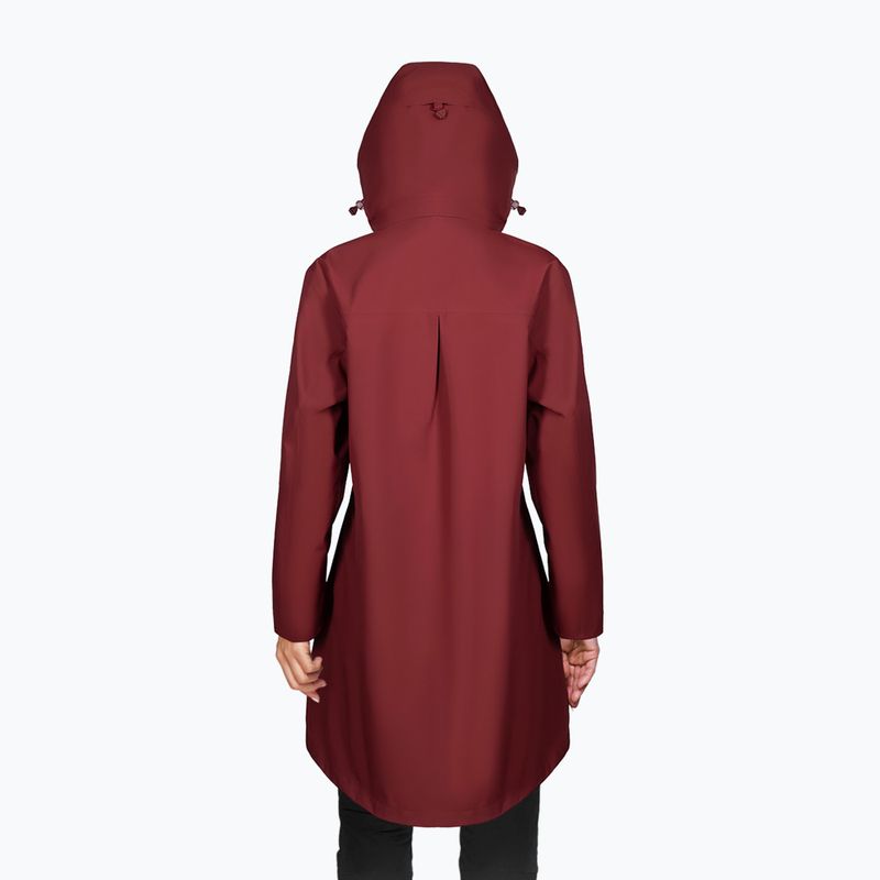 Női esőkabát Alpinus Urmia brick red 2