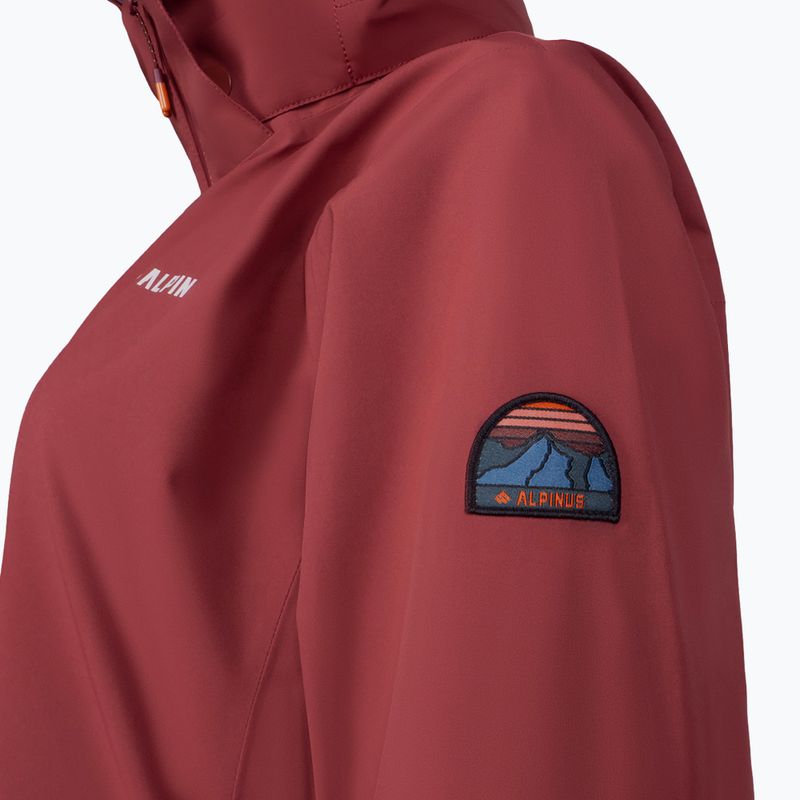 Női esőkabát Alpinus Urmia brick red 3