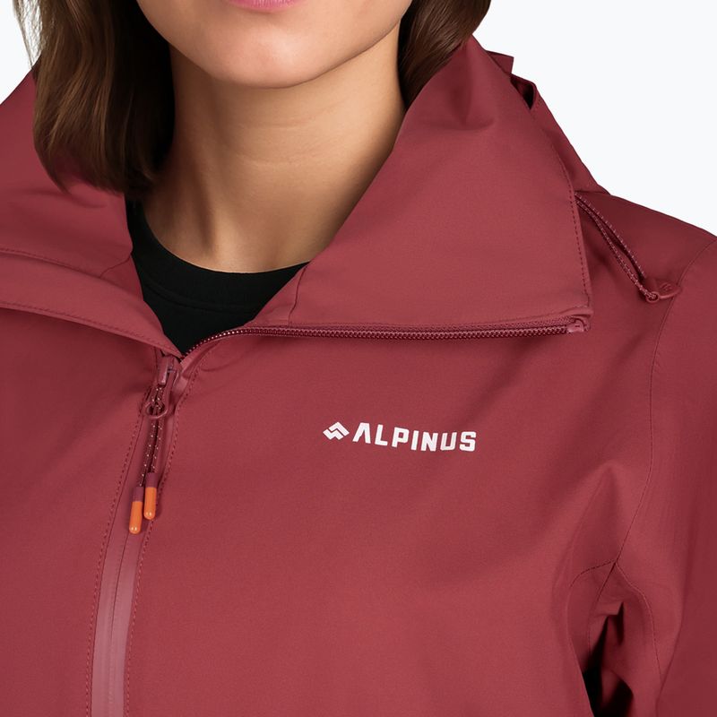 Női esőkabát Alpinus Urmia brick red 4