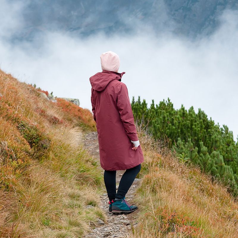 Női esőkabát Alpinus Urmia brick red 9